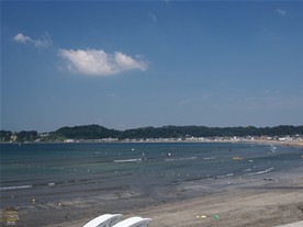 鎌倉観光スポット（大仏周辺） 由比ヶ浜