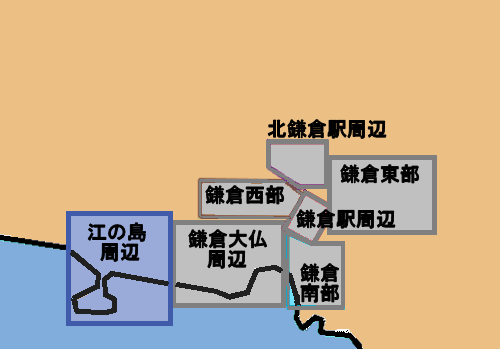 江の島観光マップ