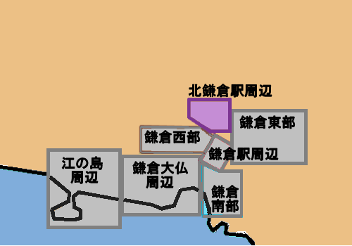 北鎌倉観光マップ